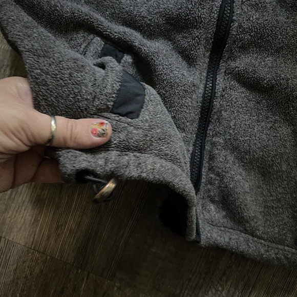 Abercrombie & Fitch Grey Fleece Zip Up Sweatshirt Boys XL 16 - Picture 3 of 7